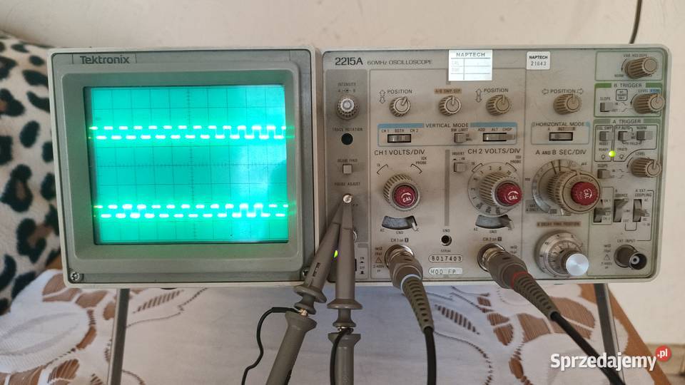 Oscyloskop Tektronix 2215a 2 Kanały 60 MHz 2 x