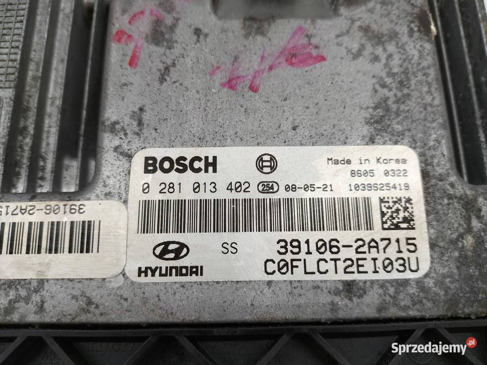 STEROWNIK SILNIKA 391062A715 0281013402 16 CRDI