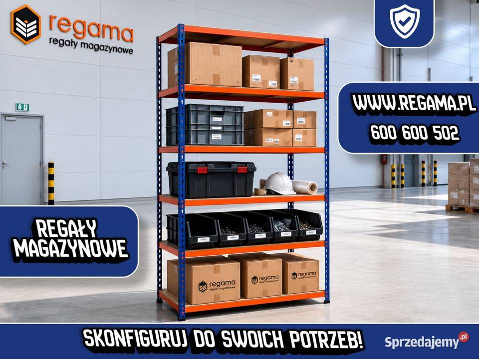 Regał magazynowy 1981x742x620mm 4P WIÓR 410 NP Gomunice