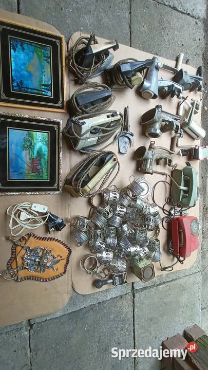 PRL żelazko telefon maszynka koszyki 10 30 Skarżysko-Kamienna sprzedam