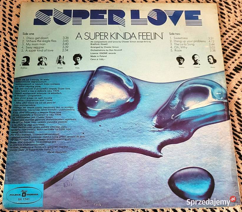 Super Love A Super Kinda Feelin płyta z roku Chełmno sprzedam