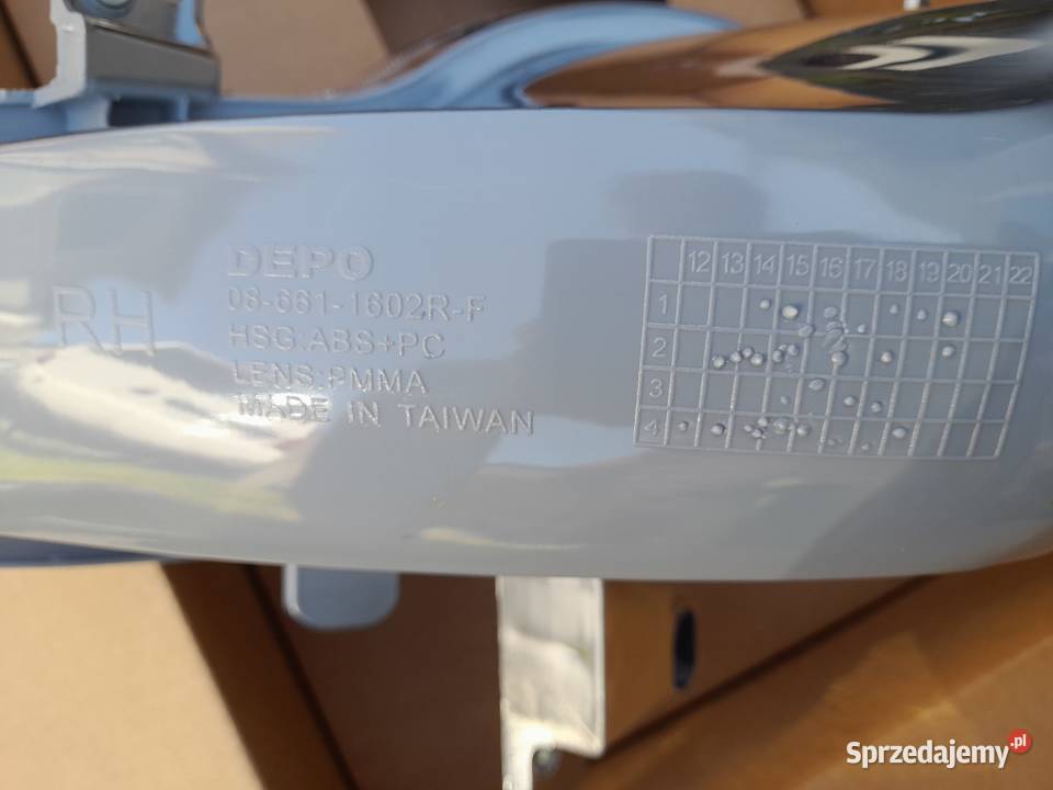 Lampa prawa przednia kierunkowskaz Fiat Panda zachodniopomorskie Goleniów