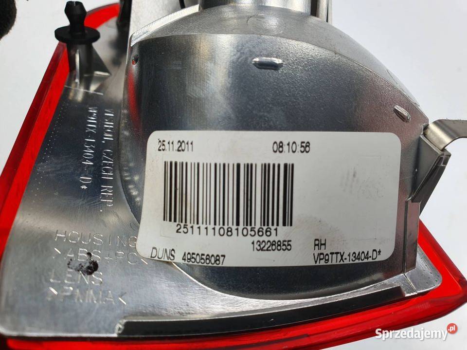 LAMPA PRAWA TYŁ OPEL INSIGNIA A 13226855 Lipno sprzedam