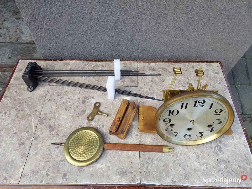 143 Zestaw mechanizm zegara kwadransowego Tczew