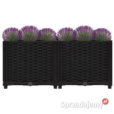 vidaXL Donica do podwyższonej rabaty 80x40x38 mazowieckie Warszawa