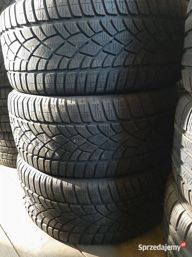4x Opona UŻYWANA ZIMOWA 25545R17 DUNLOP 119 podlaskie Zaścianki sprzedam