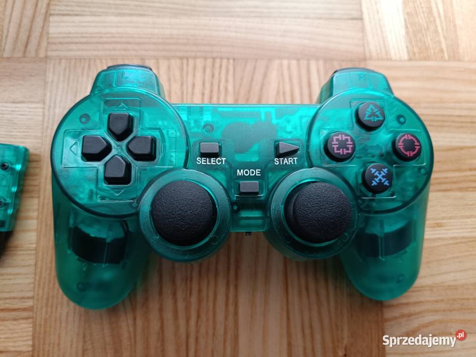 Pad bezprzewodowy PlayStation 2 2 zielony nowy Sony Playstation 2 Kultura i Rozrywka Pruszków