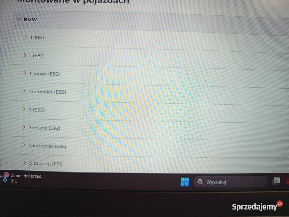 Filtr powietrza BMW Rozprza