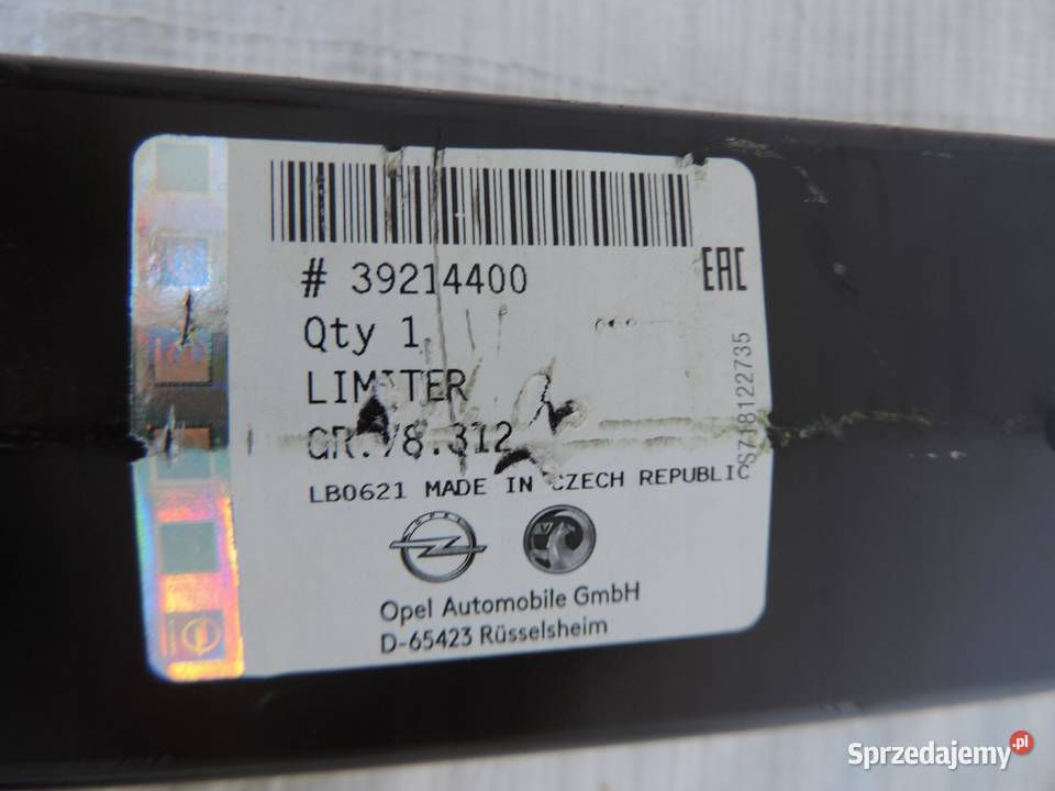 OPEL INSIGNIA B BELKA ZDERZAKA PRZÓD 39214399 kujawsko-pomorskie sprzedam