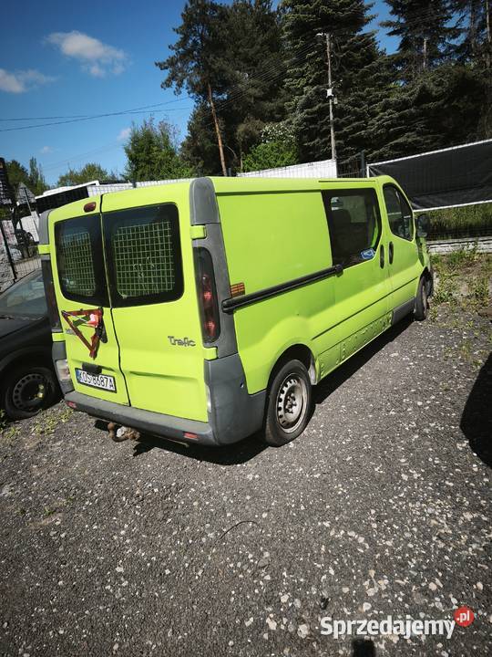 Bus Renault Trafic 2006r Zielony Long Samochody dostawcze Chełmek