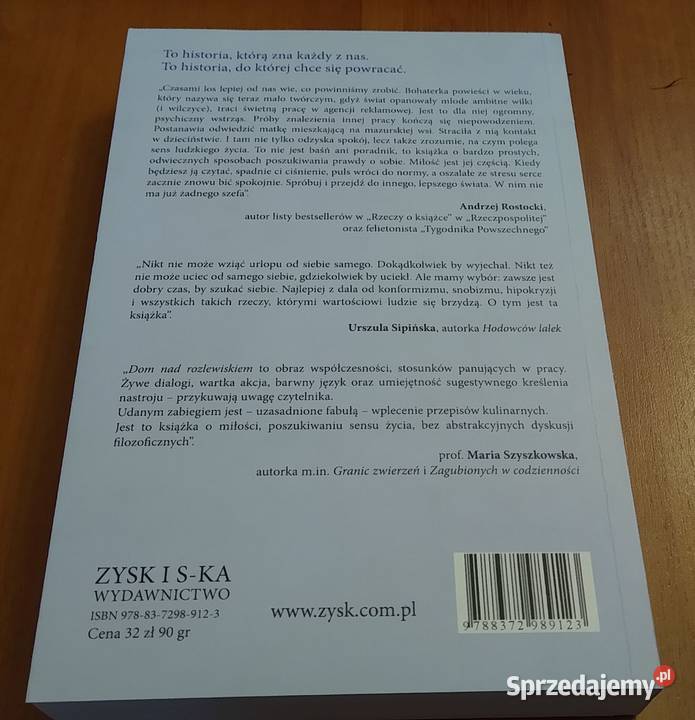 Dom rozlewiskiem Małgorzata Kalicińska Proza i poezja Gdańsk