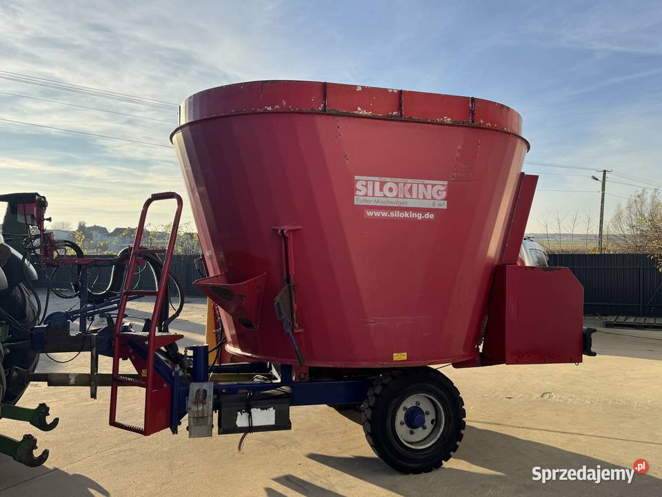 Wóz paszowy Siloking 8m3 2001r nieuszkodzony Lubowidz