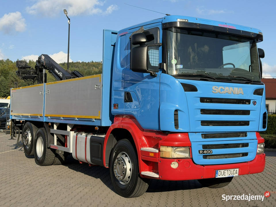 Scania R 400 LB 6x2 HDS Budowlanka Widły Oś Widełki