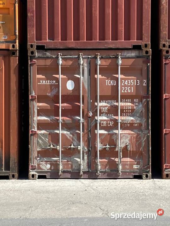 Kontener Morski Magazynowy Budowlany 20DV Gdańsk