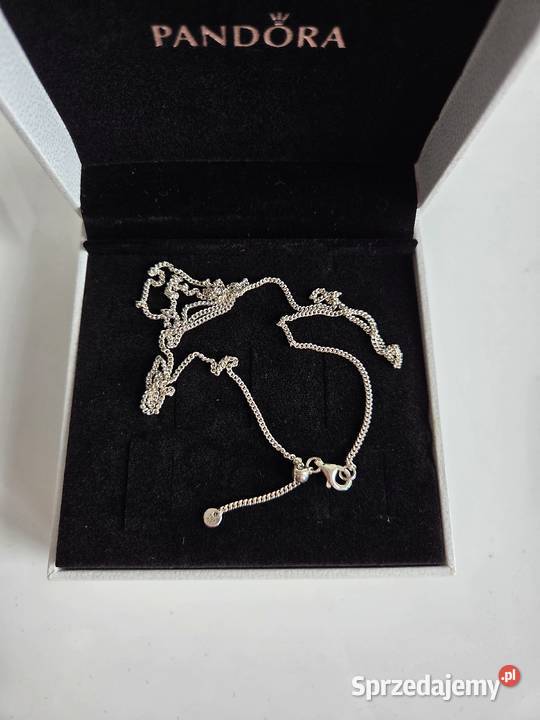 Srebrna zawieszka Pandora O mała z regulowanym Liszki sprzedam