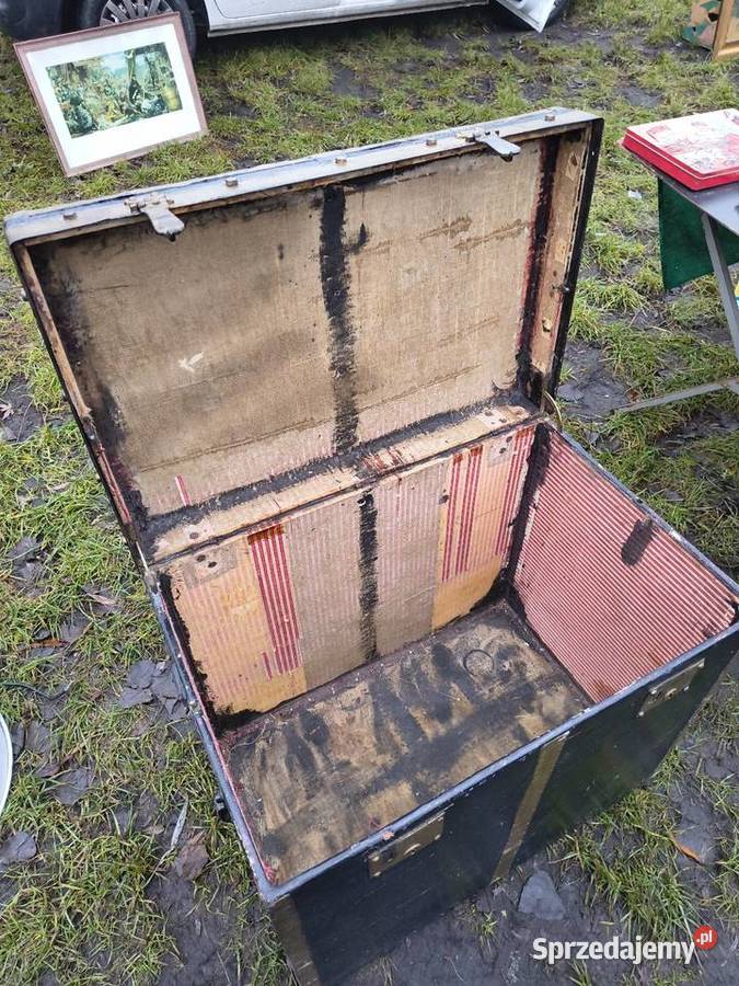 Stary kufer skrzynia łódzkie Chorzew