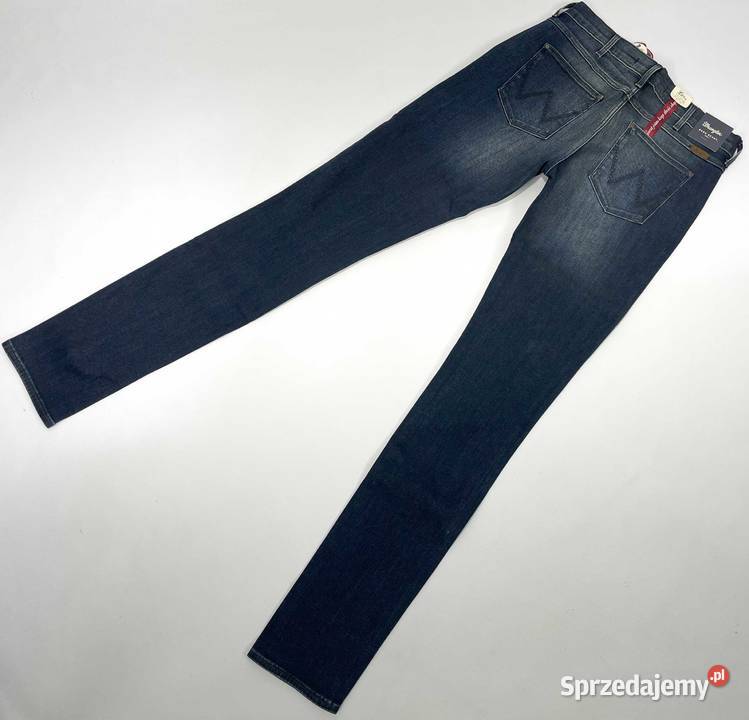 Spodnie damskie Wrangler Corynn Dark Lake Skinny Pisz