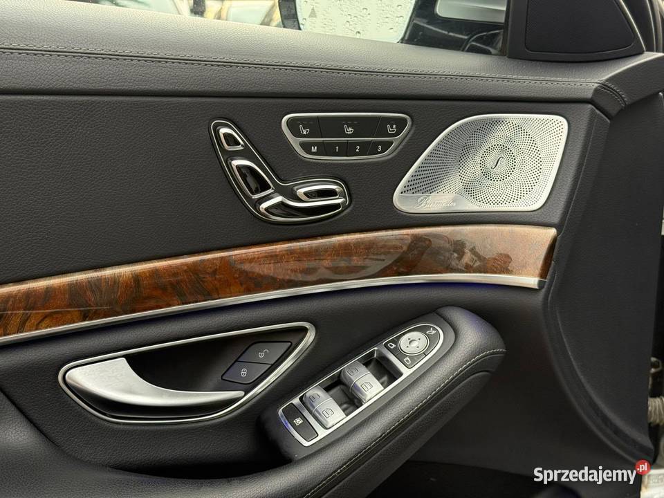 MercedesBenz Klasa S W222 47 sedan 2015 światła przeciwmgielne Motoryzacja