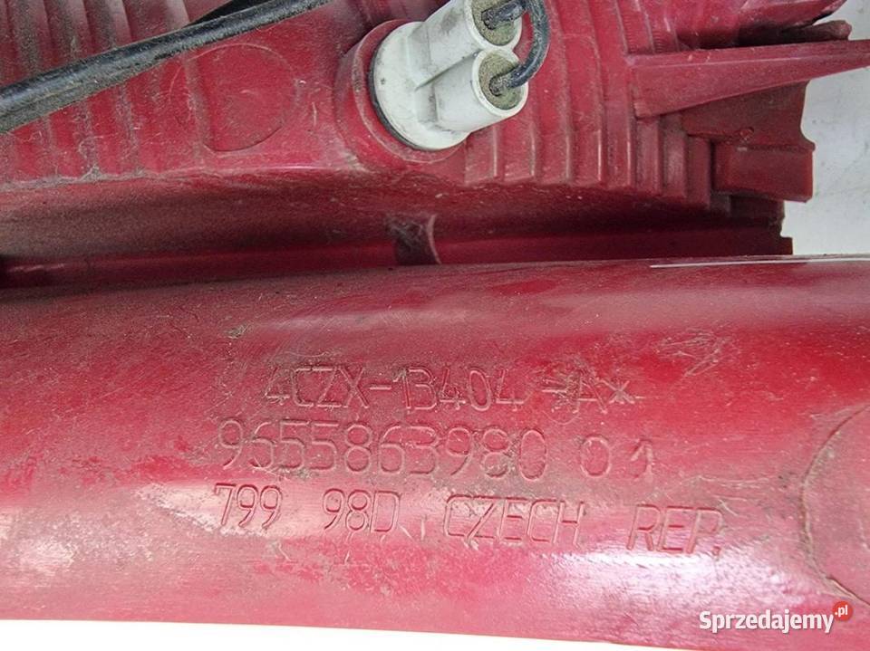 LAMPA PRAWA TYŁ CITROEN C4 9655863980 osobowe Lipno