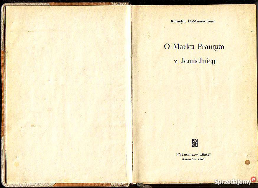7986 O MARKU PRAWYM Z JEMIELNICY KORNELIA Czyrna