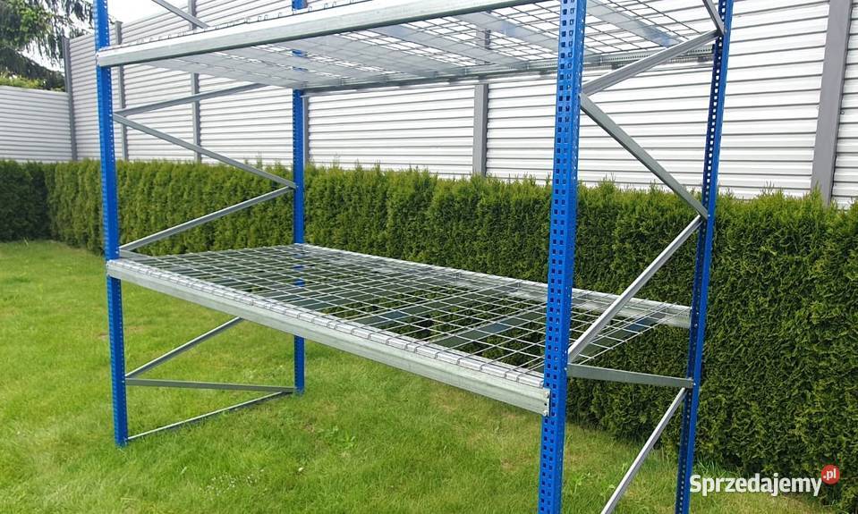 Regał Paletowy Magazynowy siatka ocynkowana Gubin