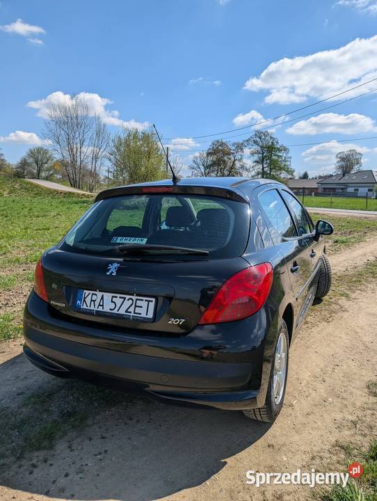 Peugeot 207 14 z gazem 88KM Kraków sprzedam