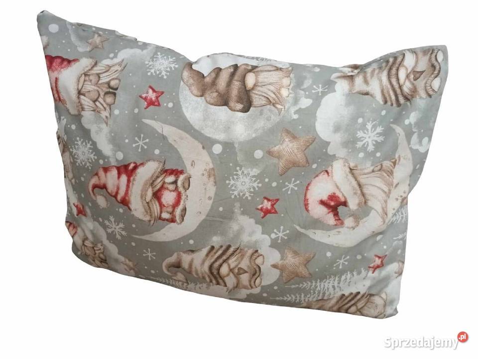 Poszewka świąteczna z krasnalami wielokolorowy Poszewki śląskie Chorzów