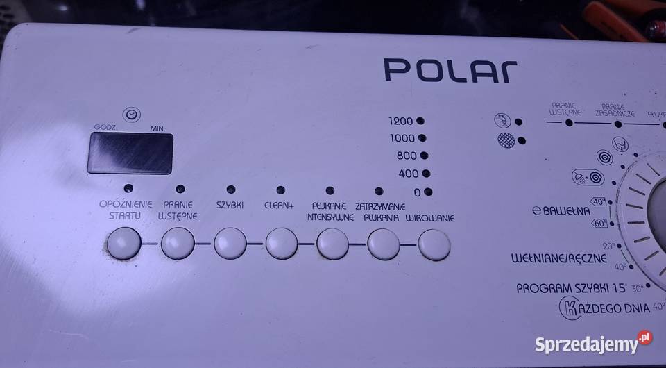 Programator z panelem sterowania pralki Polar 6 Dom i Ogród Wadowice