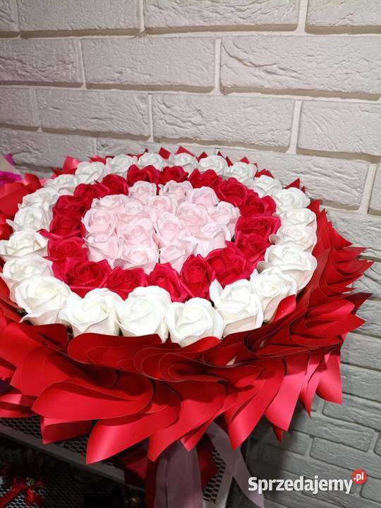 Duży bukiet z róż mydlanych Antyki, Sztuka, Kolekcje wielkopolskie Ratyń sprzedam