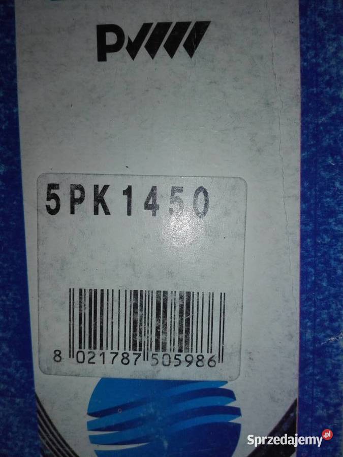 Pasek klinowy DAYCO NOWY 5PK 1450 mm OPEL osobowe kujawsko-pomorskie Chełmno