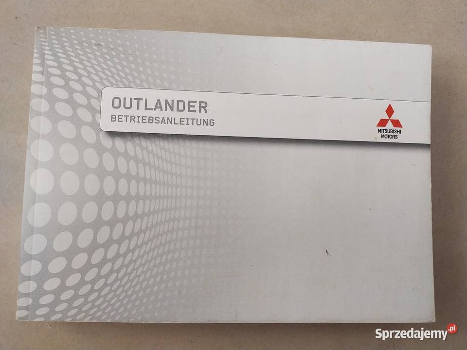 MITSHUBISHI OUTLANDER 2011 2016 INSTRUKCJA Bydgoszcz