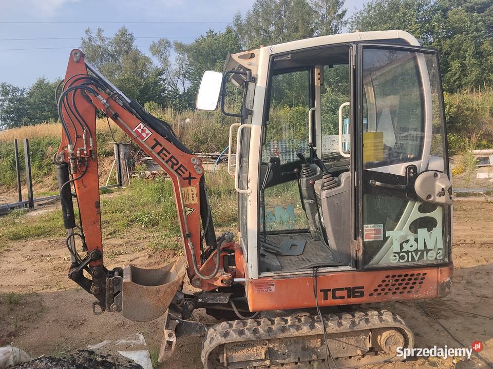 Koparka terex tc16 2011 Koparki Krzeszowice sprzedam