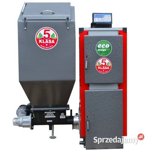 Kocioł co z podajnikiem na ekogroszek 7kw 5klasa Dom i Ogród Pleszew sprzedam
