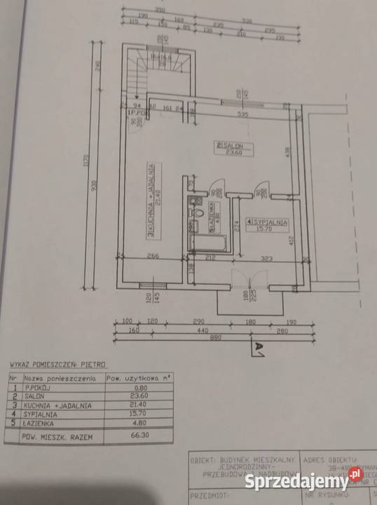 Nieruchomość dom rymanow zamiana na samochod 2000zł/m2 podkarpackie Rymanów