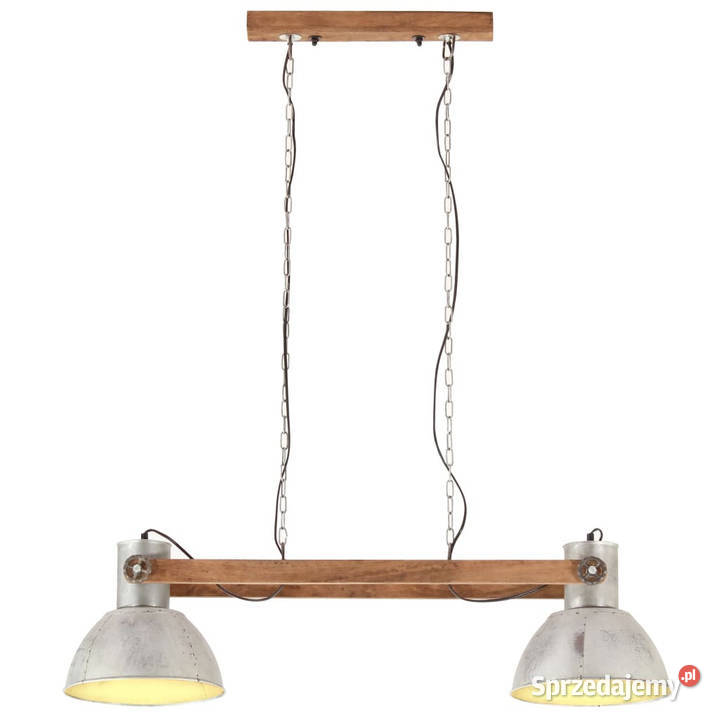 Industrialna lampa wisząca 25 W srebrna 109 E27 Pozostałe Pozostałe Warszawa