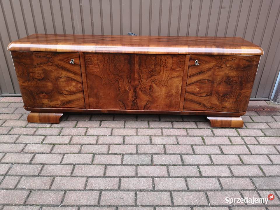 Komoda ARTDECO Orzech RTV Niska 181 Zgrabna Meble Swarzędz