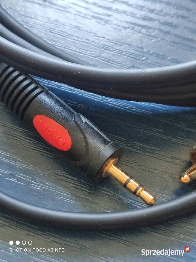 Kabel 2xRCA Jack 35mm Proel Die Hard oryginalny mazowieckie Piaseczno