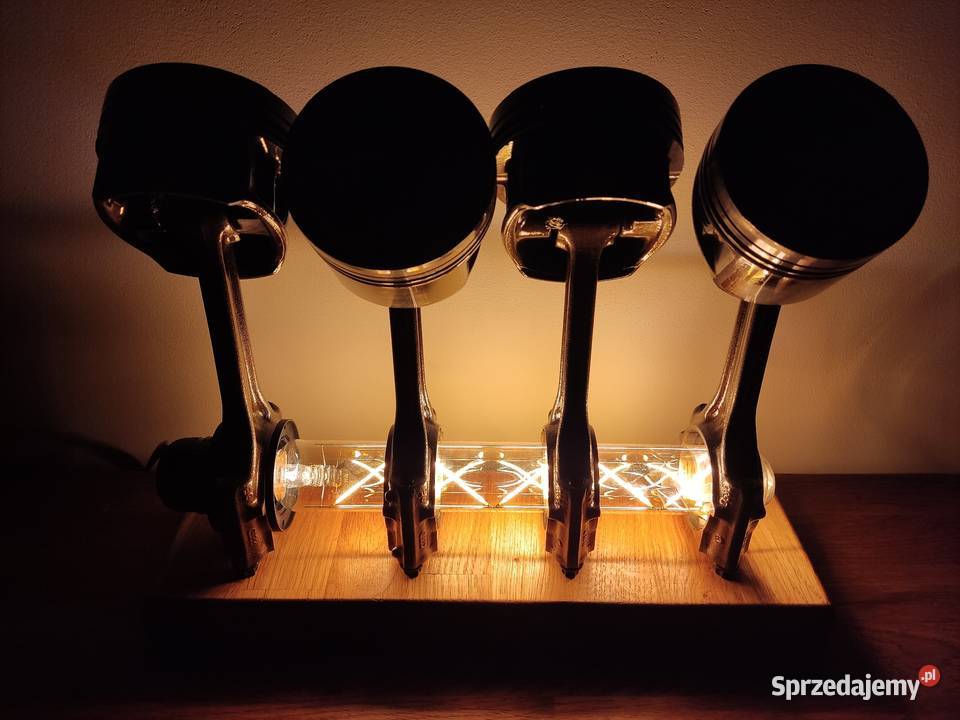 Lampa stołowa z części samochodowych audi Bytom sprzedam