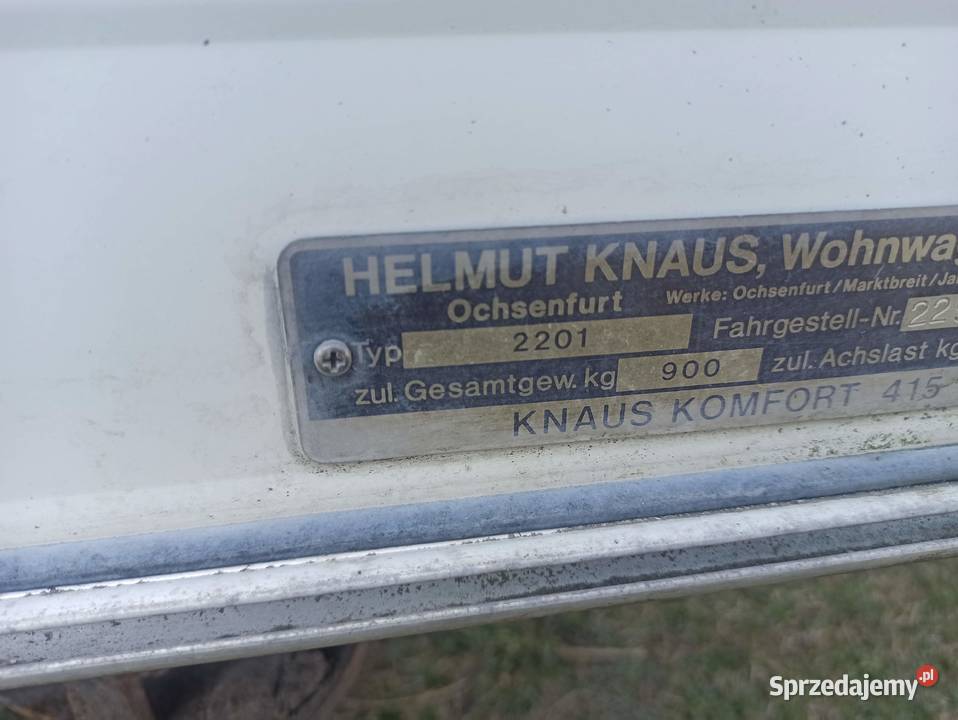 Przyczepa kempingowa knaus komfort 415 łódzkie Sieradz sprzedam