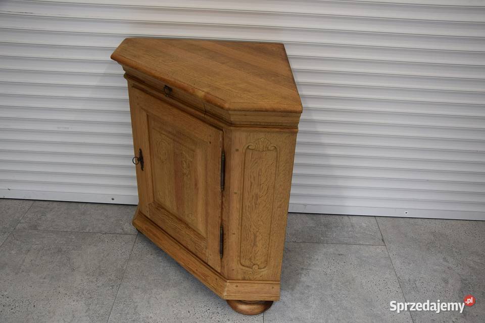komoda narożna z drewna dębowego nowa