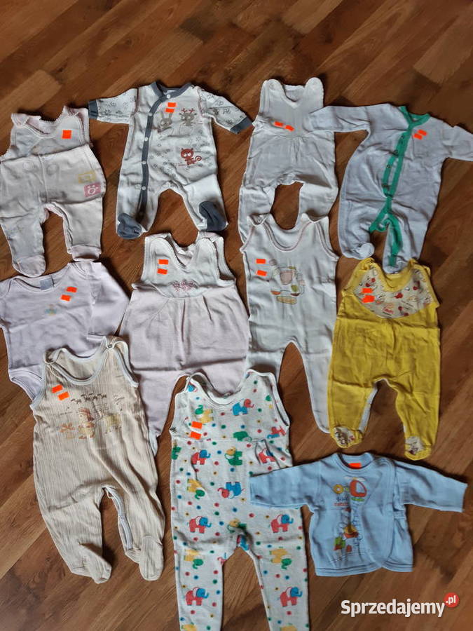 Body rampersy śpiochy sweterki i sukienki 5zl Pewel Wielka