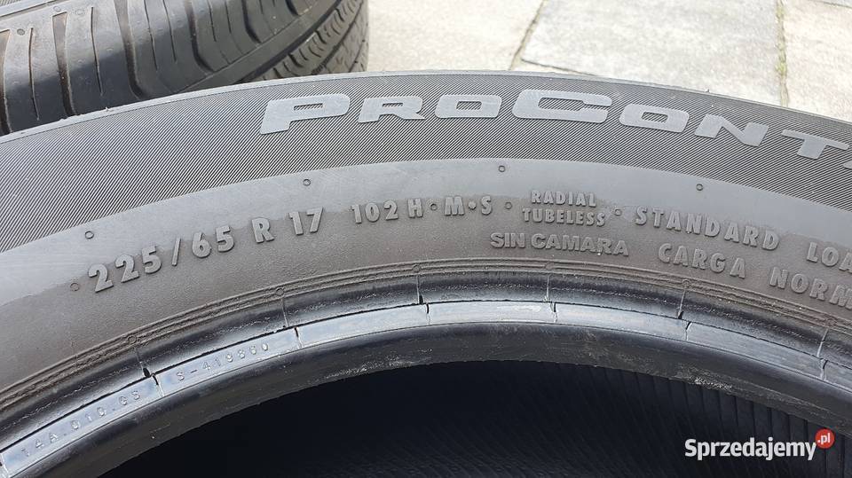 Opona Continental Procontact TX 22565 R17 lato Lusowo sprzedam