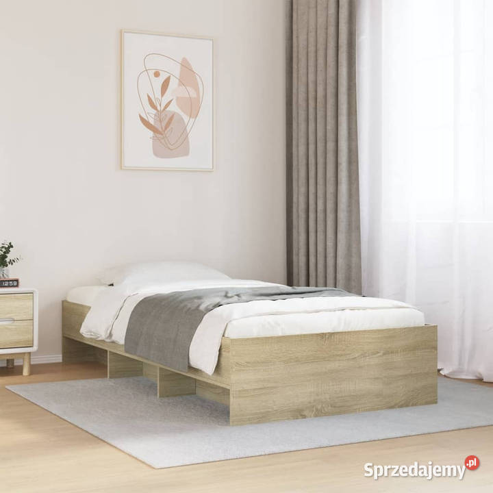 Łóżko bez materaca dąb sonoma 90x190 WM3295704