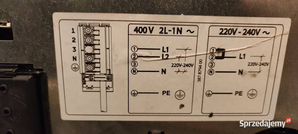 Płyta indukcyjna AEG HK6542HPFB uszkodzona AGD Pruszków