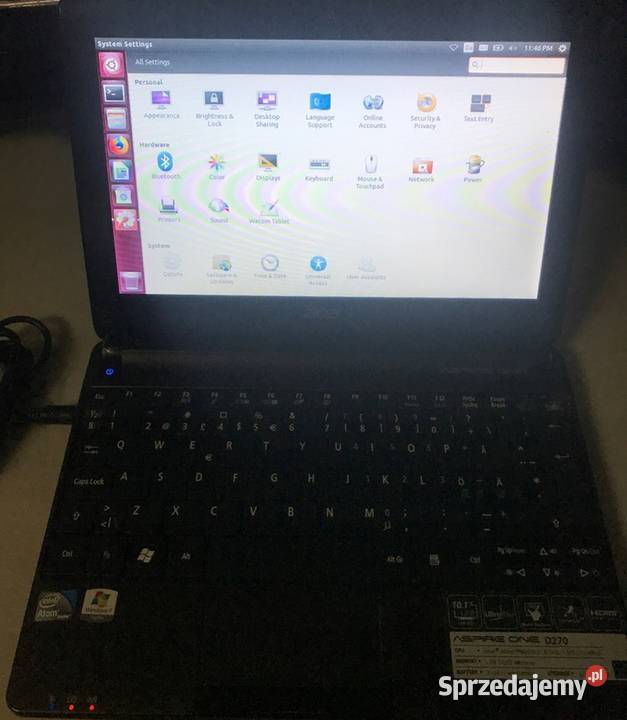Mały wydajny laptop ACER Aspire one D270 kamera Warszawa sprzedam