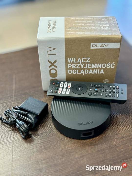 Dekoder PLAY BOX TV 4K DV8990 Komplet warmińsko-mazurskie