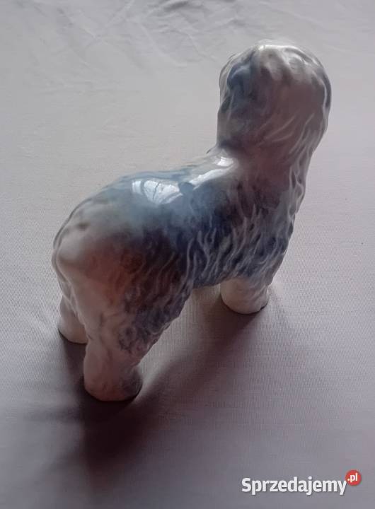 Figurka pies owczarek staroangielski Melba Ware Koźminek