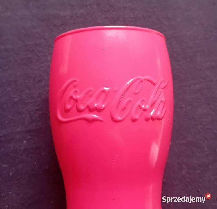 Kolekcjonerska szklanka Coca Cola malowana na Porcelana i szkło Koźminek