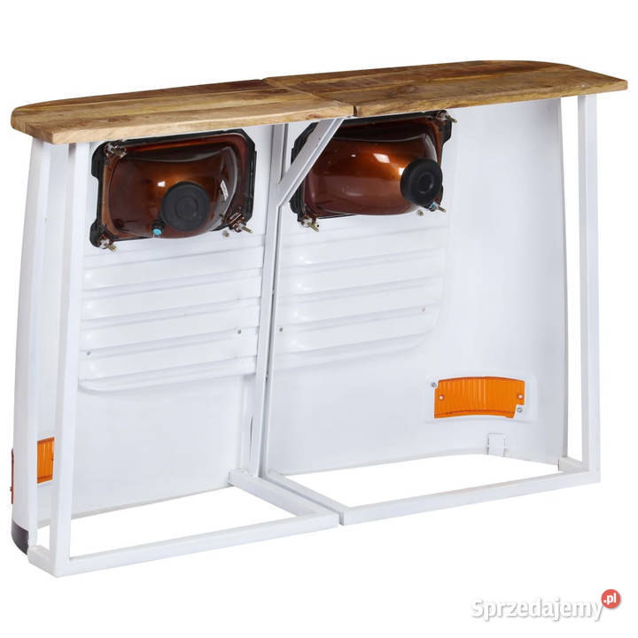 Szafka inspirowana ciężarówką lite drewno mango