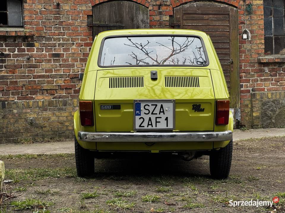 Polski Fiat 126p 600 1978 w ślicznym kolorze 30008km